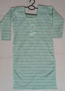 Price Drop Set Of Cotton Kurta And Plazoo