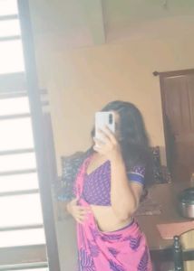 Pink &amp; Blue Saree