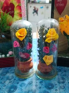 Floral Showpieces Set Of 4