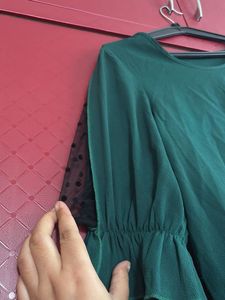 Green Shein Top For M Size Womens