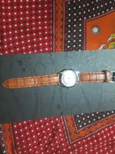 Classic Brown Leather Watch