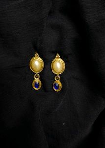 Pearl Blue Earrings