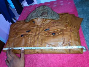 D&amp;G Brown Heavy Leather Jacket 🧥