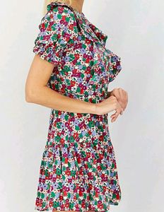 Floral Print Mini Dress