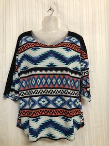 Multi Colour Long Sleeve Top