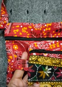 Sling Bag With Rajasthani Print