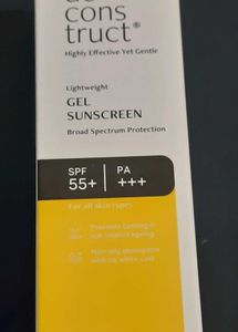 Construct Lightweight Gel Sunscreen SPF 55+