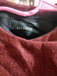 Burgundy Coat
