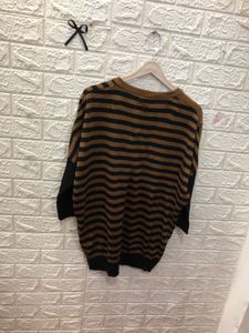 Stylish Color Block Knit Top