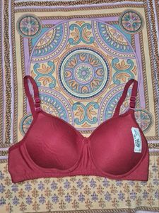 Burgundy Bra