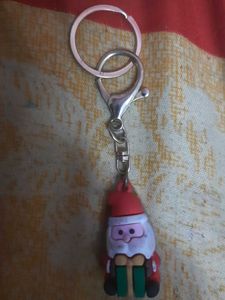 Santa Claus Keychain And Human Ji Key Chain