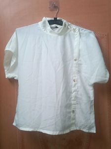 White Solid Top