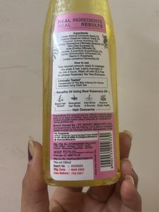 Soulflower Rosemary Lavender Hair Oil