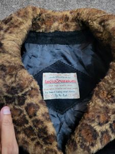 Vintage Faux Fur Trim Jacket