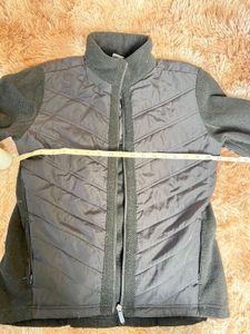 Black Padded Jacket with Fleece