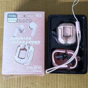 T12 Max Original Crystal Bluetooth Earbuds