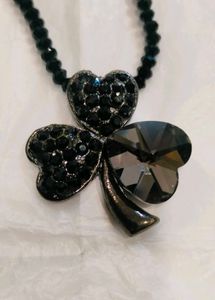 Lucky Clover Crystal Necklace