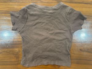 Streetwear Society Ribbed Crop Top