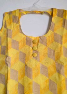 Chic Yellow kurti
