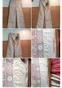 Khaki Straight Leg Pants