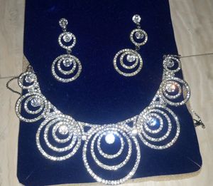 Diamond Stone Necklace Set