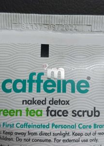 mcaffeine green tea face scrub