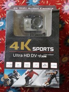 Brand New Go Pro Ultra Hd 4k Video Quality 16mp Camera With All Accessories 30mtr Deep In Water (Waterproof) Action Camera With 2 Inch Screen
