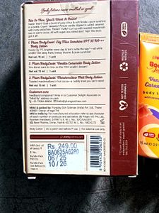 Plum Body Lotion Trio
