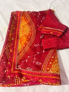 bhandhej sari