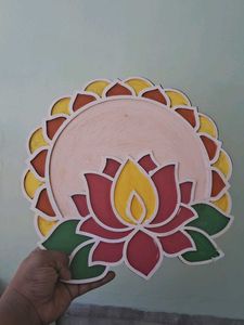ready made rangoli with Color