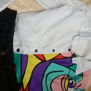 One Side Printed Shirt