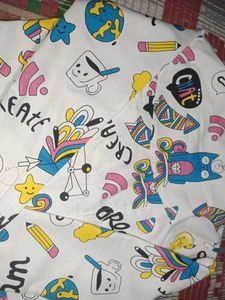 Fun Print girl's Denim Jacket