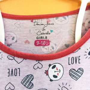 Printed Round Neck Nightdress | 8-10yrs | DJ &amp; C
