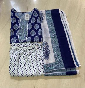 🌿 Premium Cotton Kurta Set - Elegant & Breezy 🌿