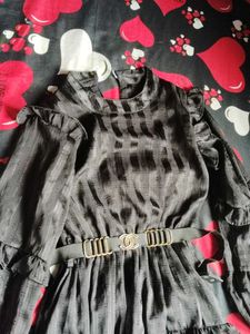 A Black Korean Dress