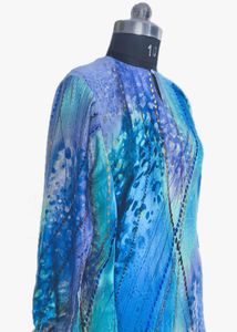 Blue Printed Kurta