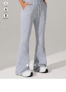 Gray Sweatpants Bell Bottom