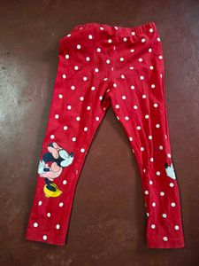 Minnie Mouse Polka Dot Leggings