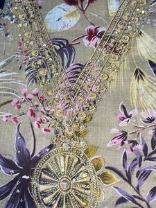 Floral Print Top with Embellishments