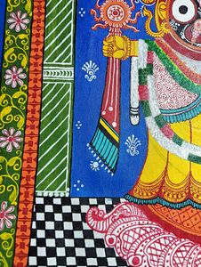 Shree Jagarnath Pattachitra(hand Made Painting)