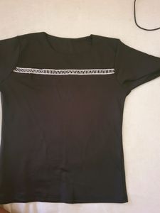 Women Black Full Sleeve Top