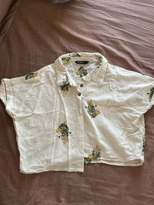 Floral Print Crop Top