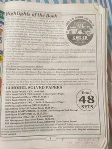 IBPS BANK PO/MT/SO- SELF STUDY, PRACTICE WORK BOOK