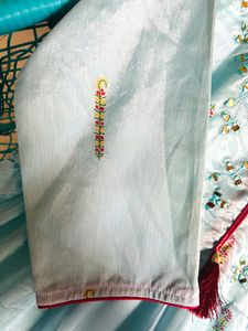 Ethnic Mirror Work Gown For Women With Full Sleeve