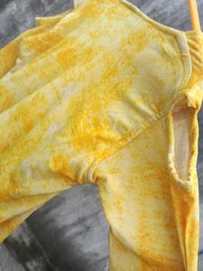 Yellow Tie-Dye Tunic