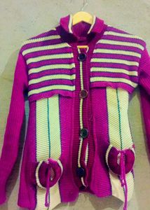 Striped Knit Cardigan