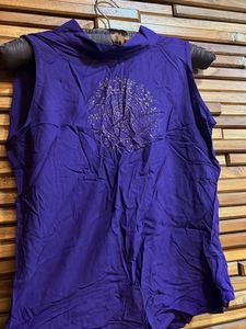 Purple Sleeveless Top