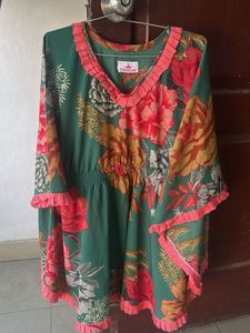 Kaftaan style Floral Print Top