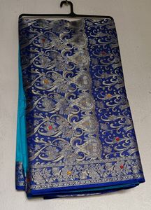 Clay Heavy Zari Work Silk Saree