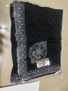 Elegant Black Saree
